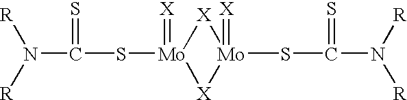 Antioxidant combination for oxidation and deposit control in lubricants containing molybdenum and alkylated phenothiazine