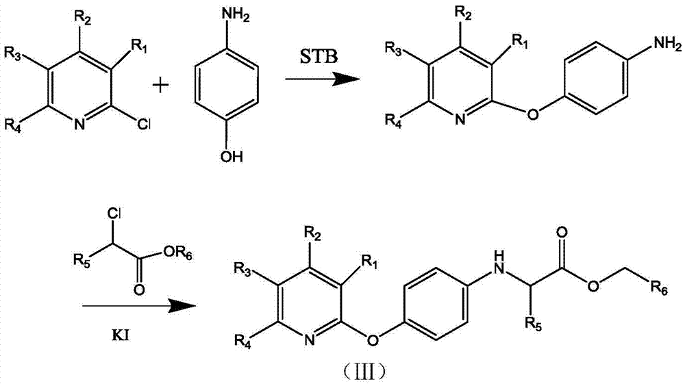 Aryloxy anilino propionic ester compound and application thereof as herbicide