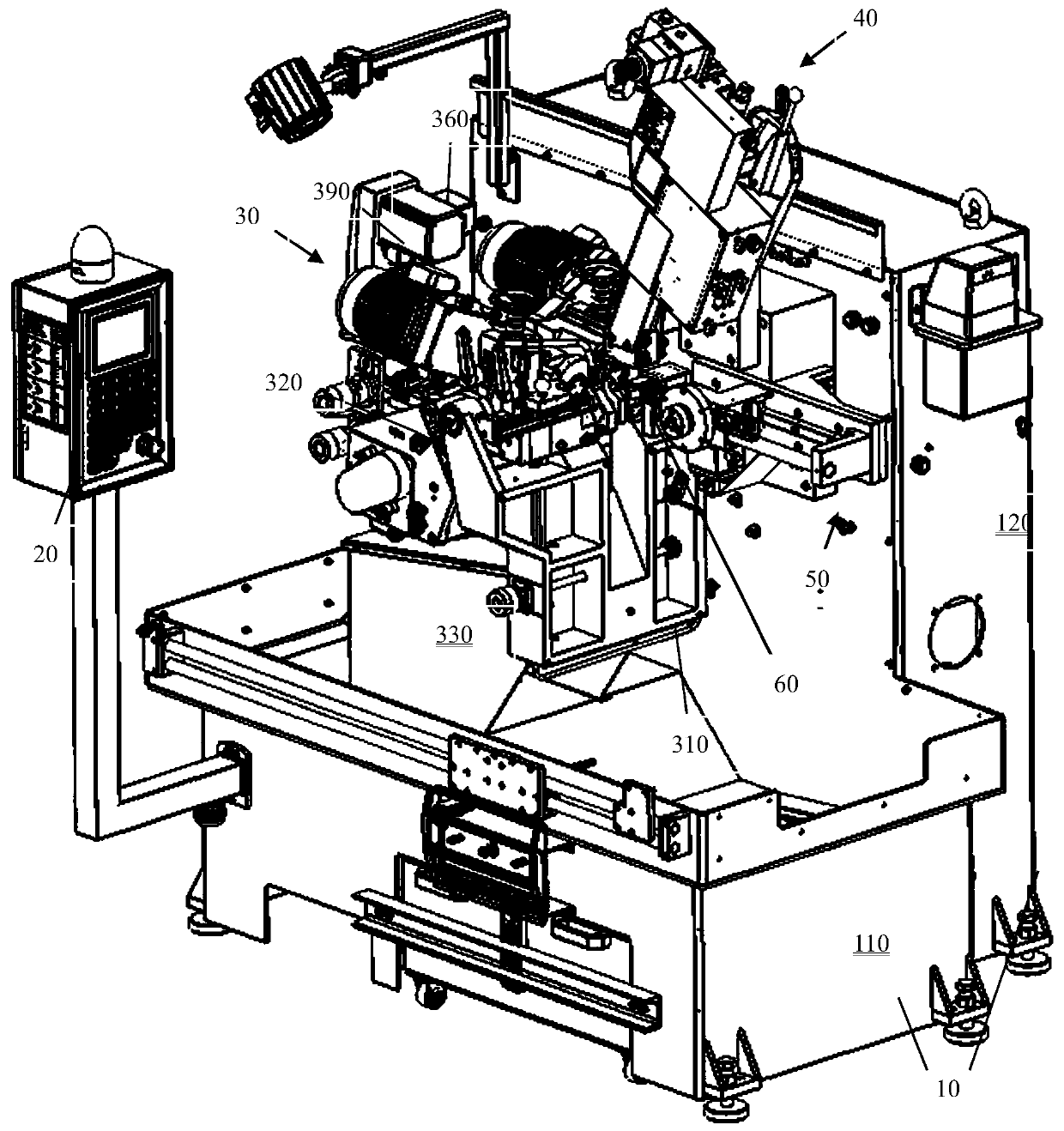 A fully automatic double side saw blade grinder