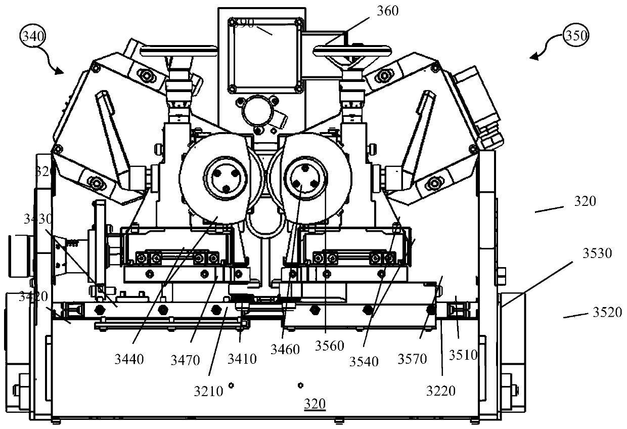 A fully automatic double side saw blade grinder