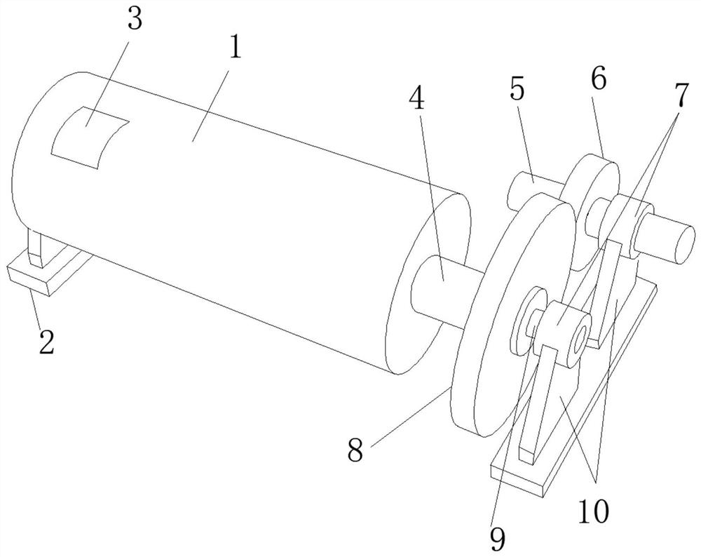 Stirring and conveying device for petroleum fracture acidizing