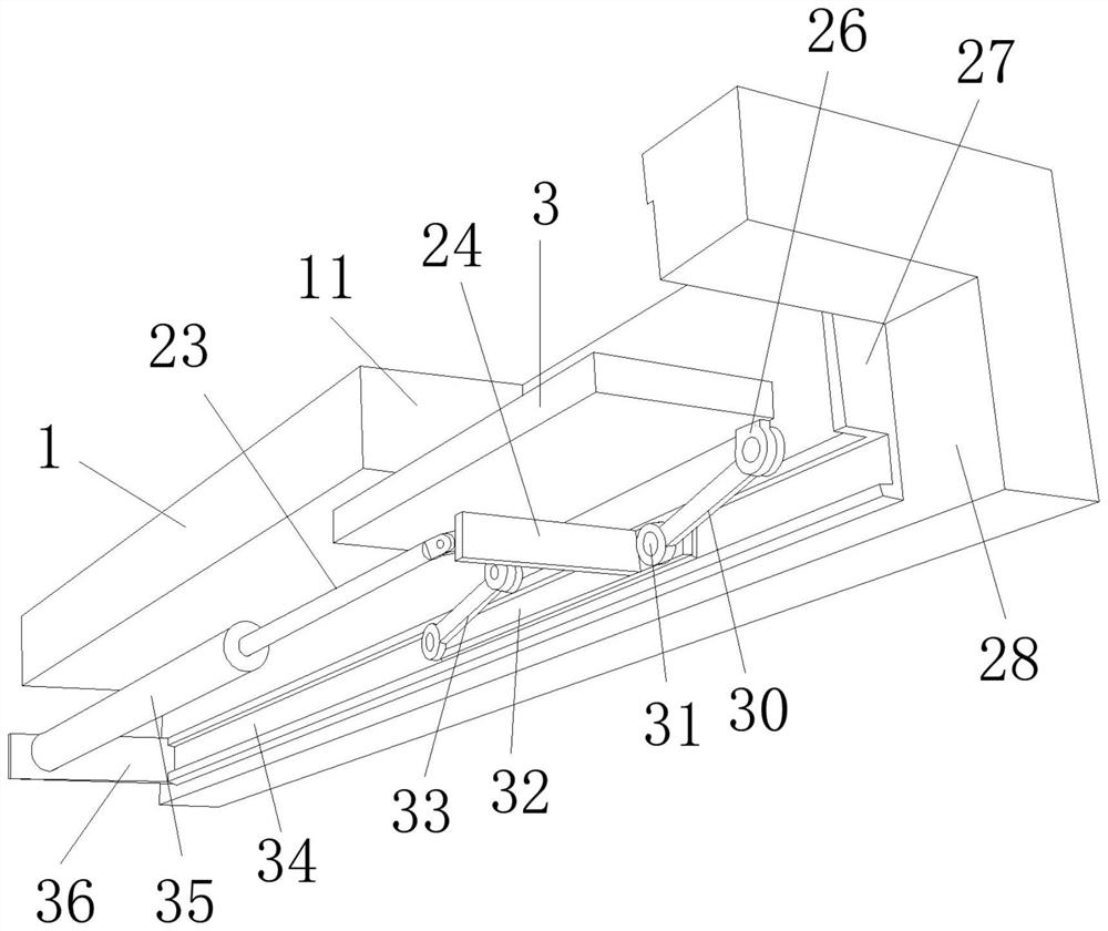 Stirring and conveying device for petroleum fracture acidizing