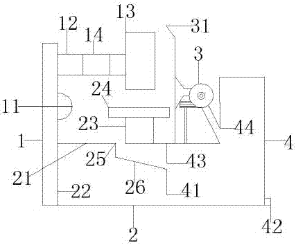 Polishing machine with dust suction device