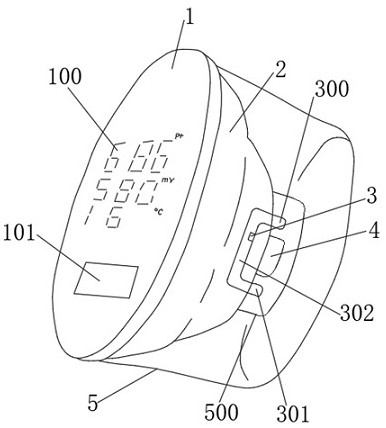 A rapid test device for oxidation-reduction potential value of aqueous solution with water pump