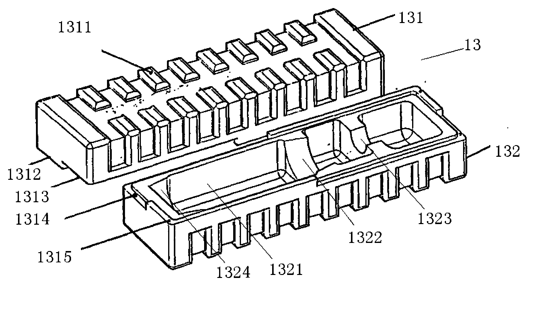 Packaging box structure