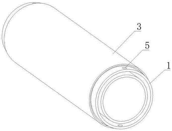 Thermal-insulation prefabricated buried pipe