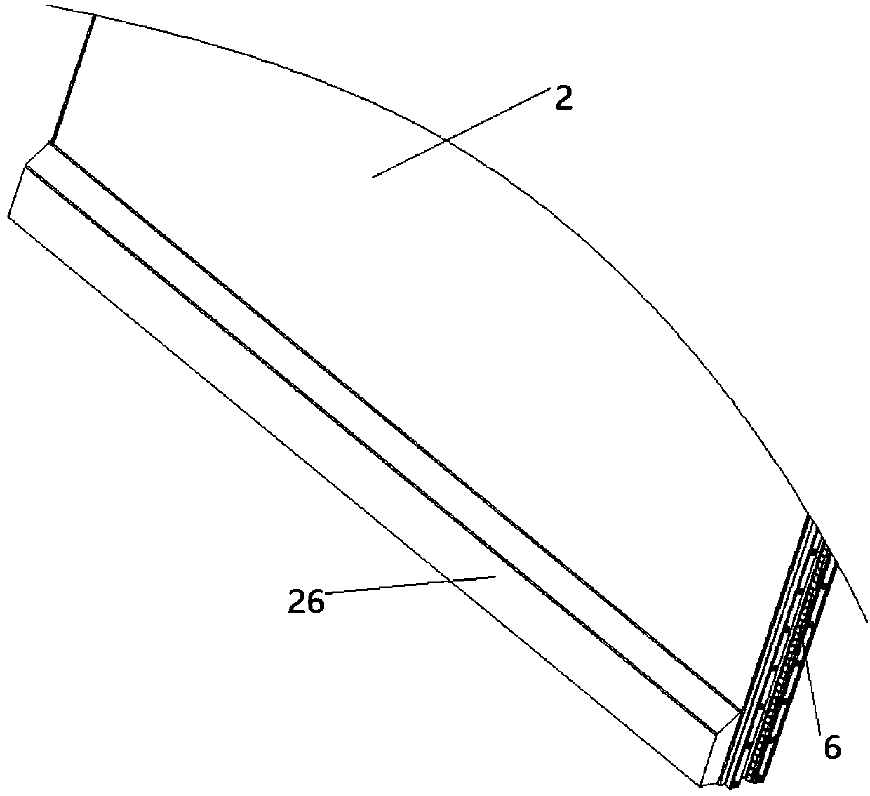 A double-leaf sliding screen door installation structure and installation method