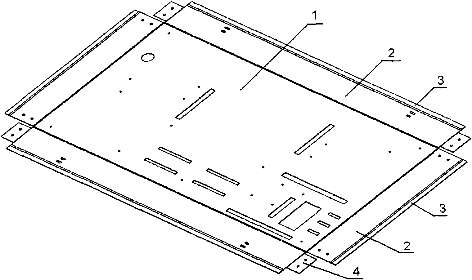 Bottom case of kitchen range and kitchen range with same