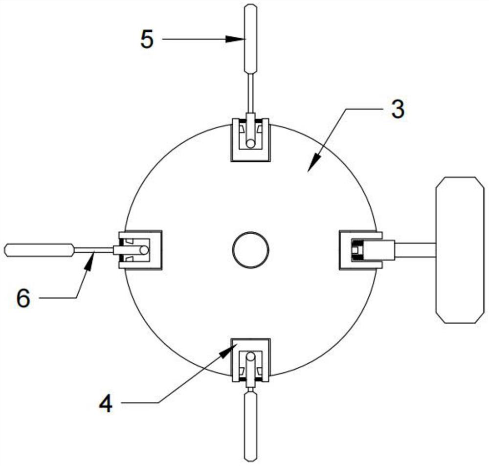 Rotary vane type foot target for taekwondo training