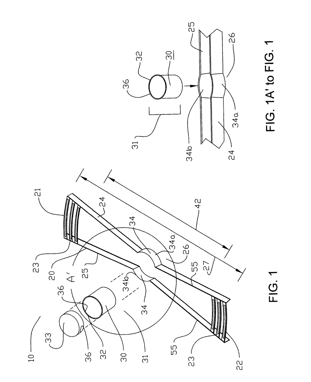 Bodily fluids specimen collection device