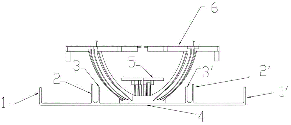 An antenna device with multiple boundaries and its reflector