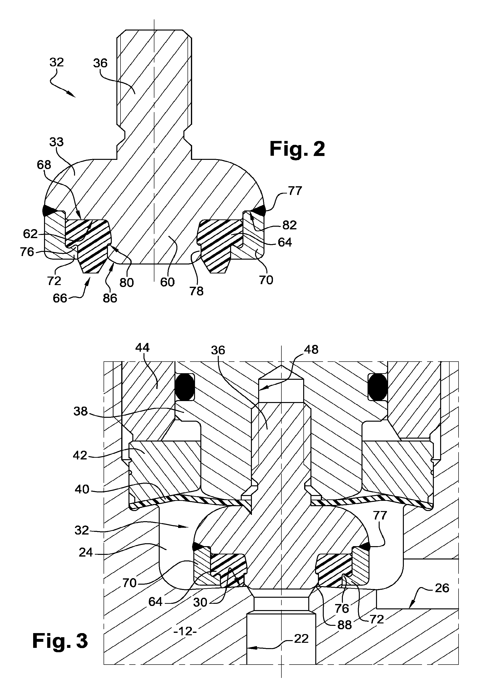 Valve, namely for bottles for ultra-high purity gas