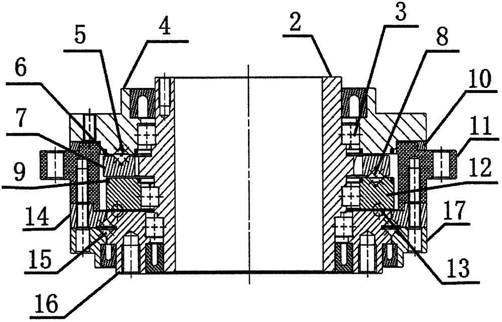 V-shaped slot follower plate of speed reducer