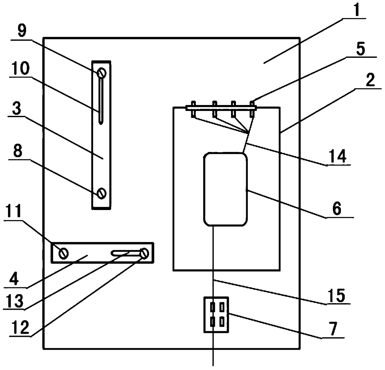 Integrated distribution box for onu equipment and optical splitter