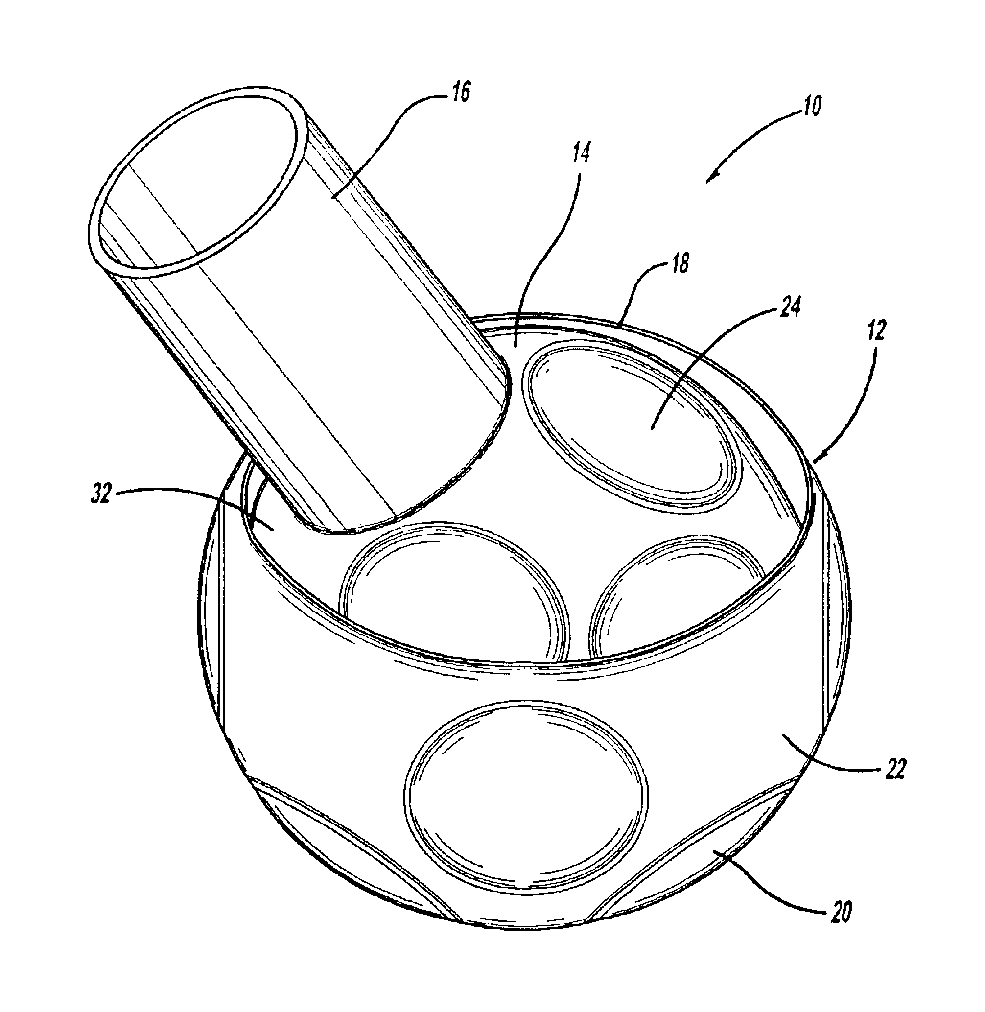 Spherical motor using oscillatory magnetic fields