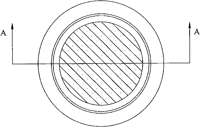 Piezoelectric ceramic element of metal aluminium electrode and preparation method thereof