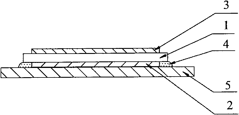 Piezoelectric ceramic element of metal aluminium electrode and preparation method thereof