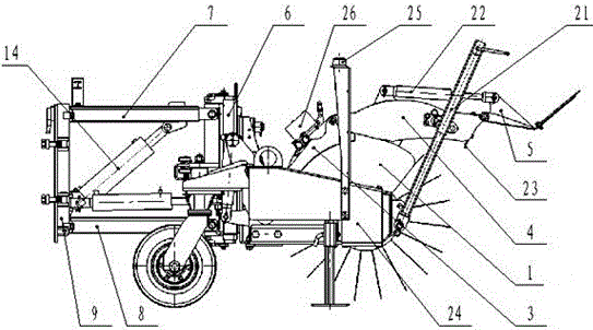 High-speed heavy mechanical snow removing equipment and control method