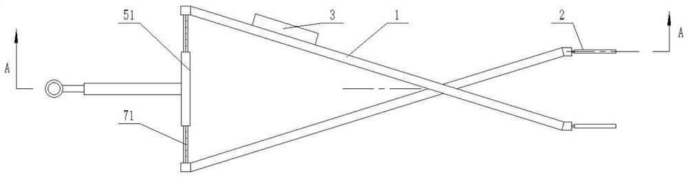 Auxiliary device for breast mass excision