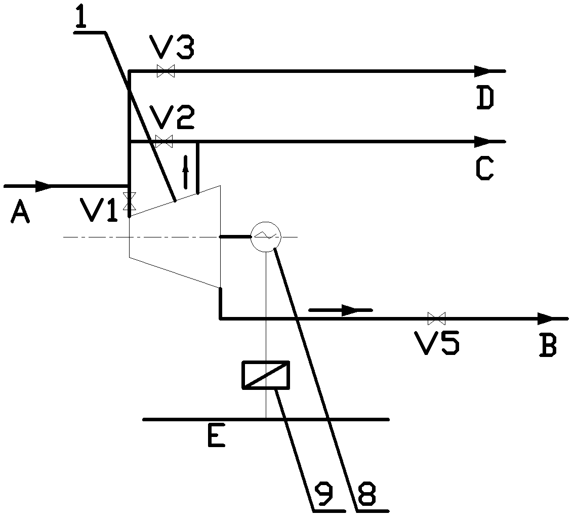 Modularized steam waste pressure and waste heat power generation and balanced steam and heat supply system