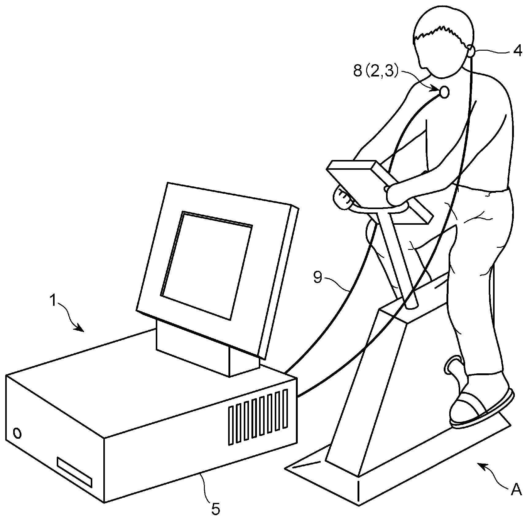 Somatic data-measuring apparatus and somatic data measurement method