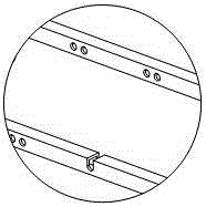 Driving motor adjustable board rotary cutting device