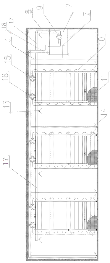 Efficient off-peak electricity energy storage heating system and control method thereof