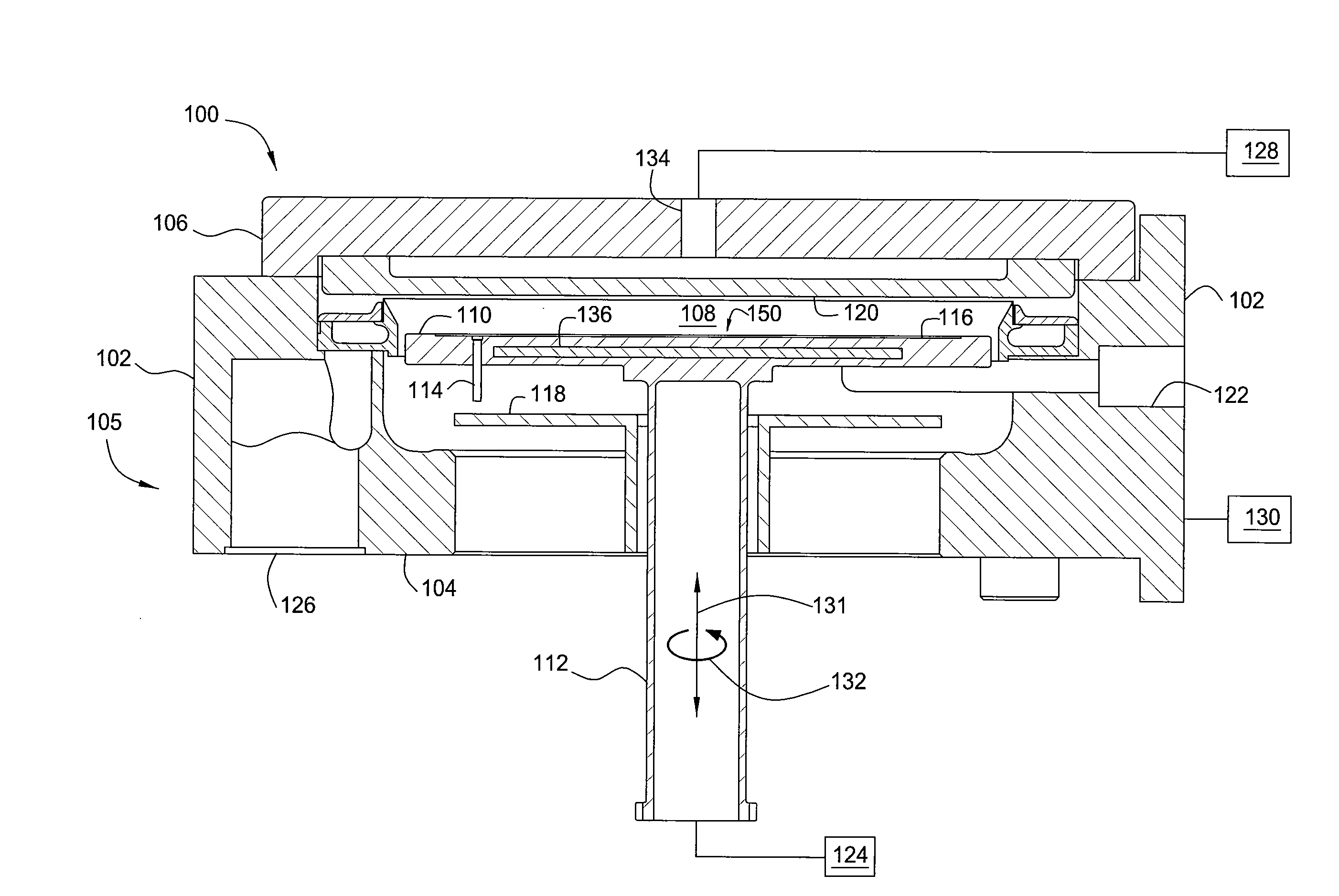 Rotating substrate support and methods of use