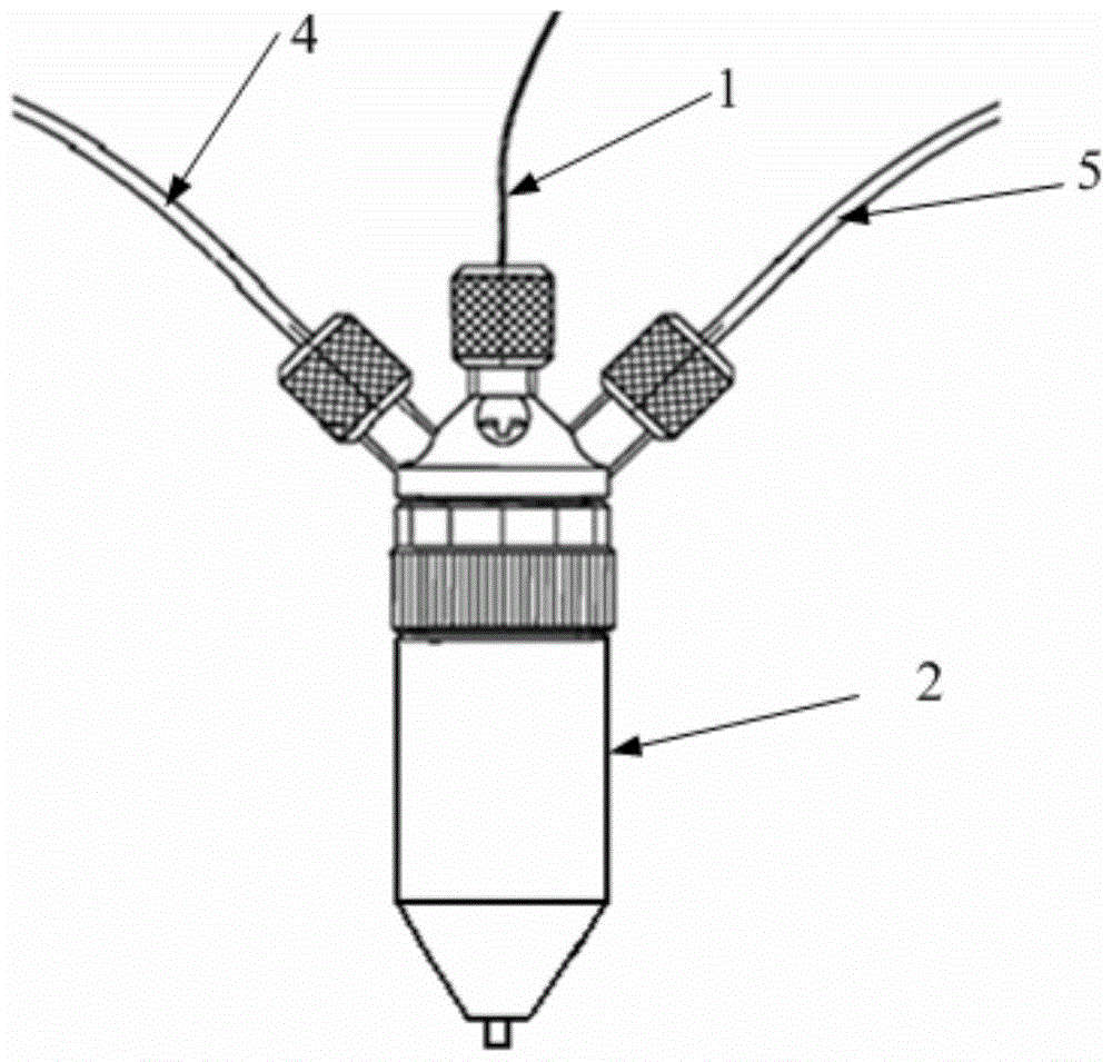 Sampling interface device for ionization source, mass spectrometer and liquid chromatography-mass spectrometer