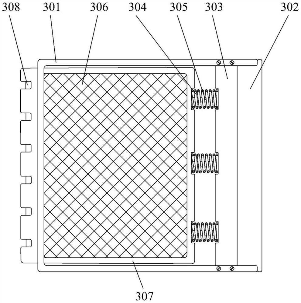 A particle drying device for processing plastic products