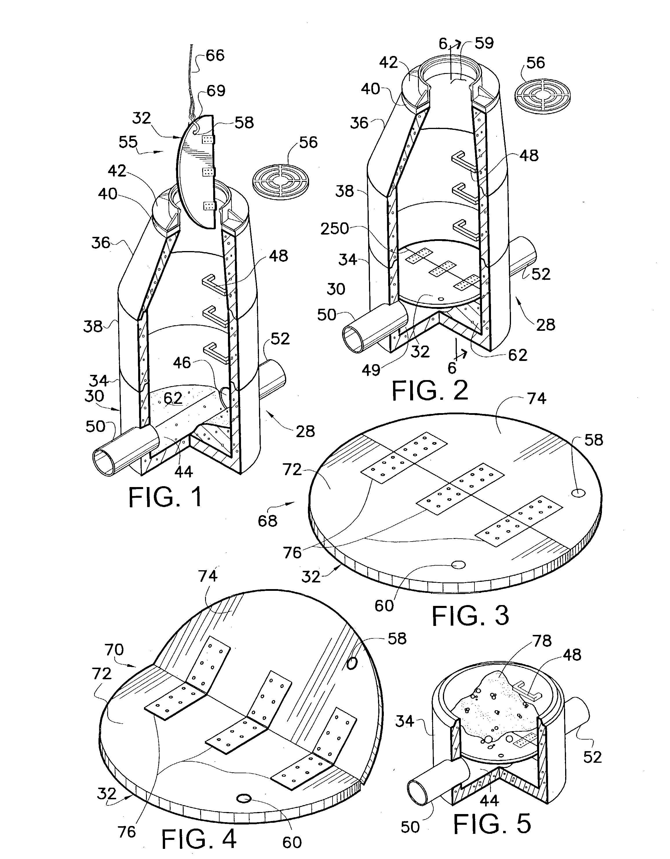 Manhole debris-catching system