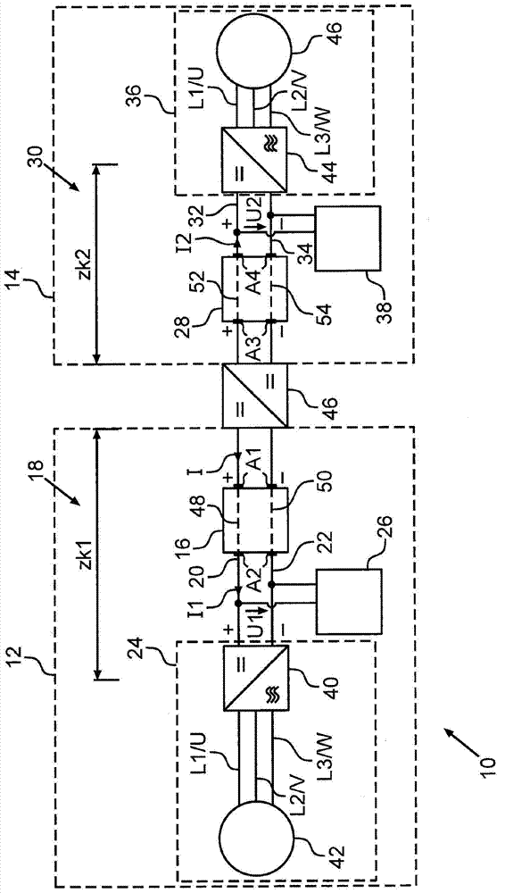 Motor vehicle having a high-voltage power supply system