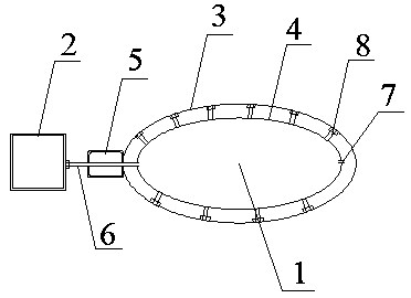 Anti-sinking device capable of automatically detecting falling overboard of automobile