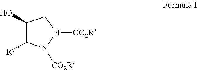 Organocatalytic synthesis of chiral pyrazolidines and their analogues