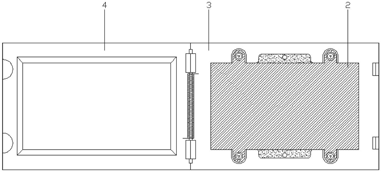 New energy vehicle battery bin structure being convenient to quickly replace power battery