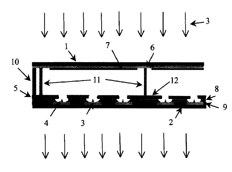 Method for eliminating residual gas in field emission display and gas released by material