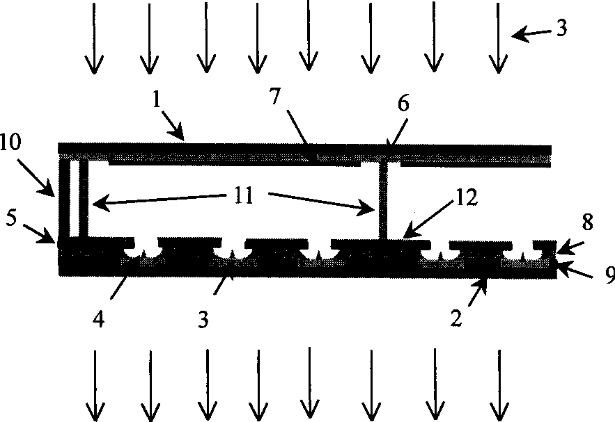 Method for eliminating residual gas in field emission display and gas released by material