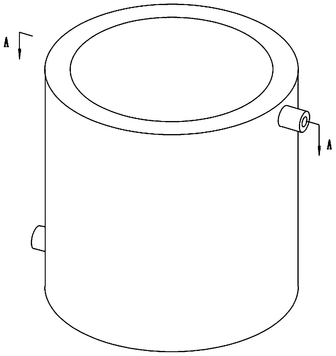 Rapid cooling type injection molding device