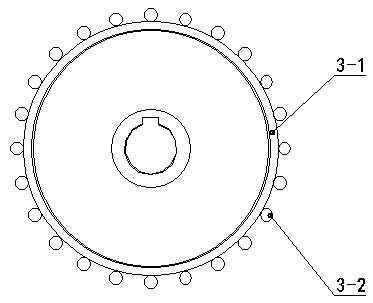 Poppy fruit hull breaking machine