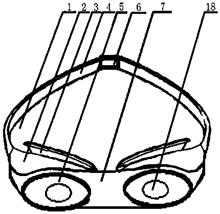 Eyepatch having effect of improving eyesight for myopia and presbyopia and preparation method of eyepatch