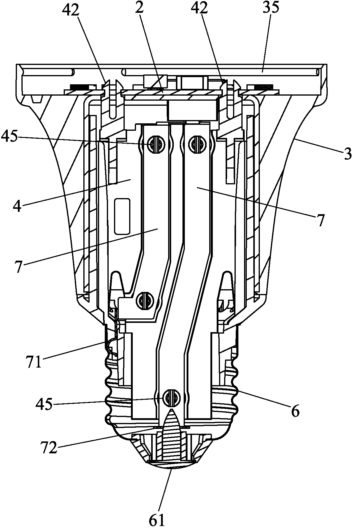 Full-automatic bulb lamp