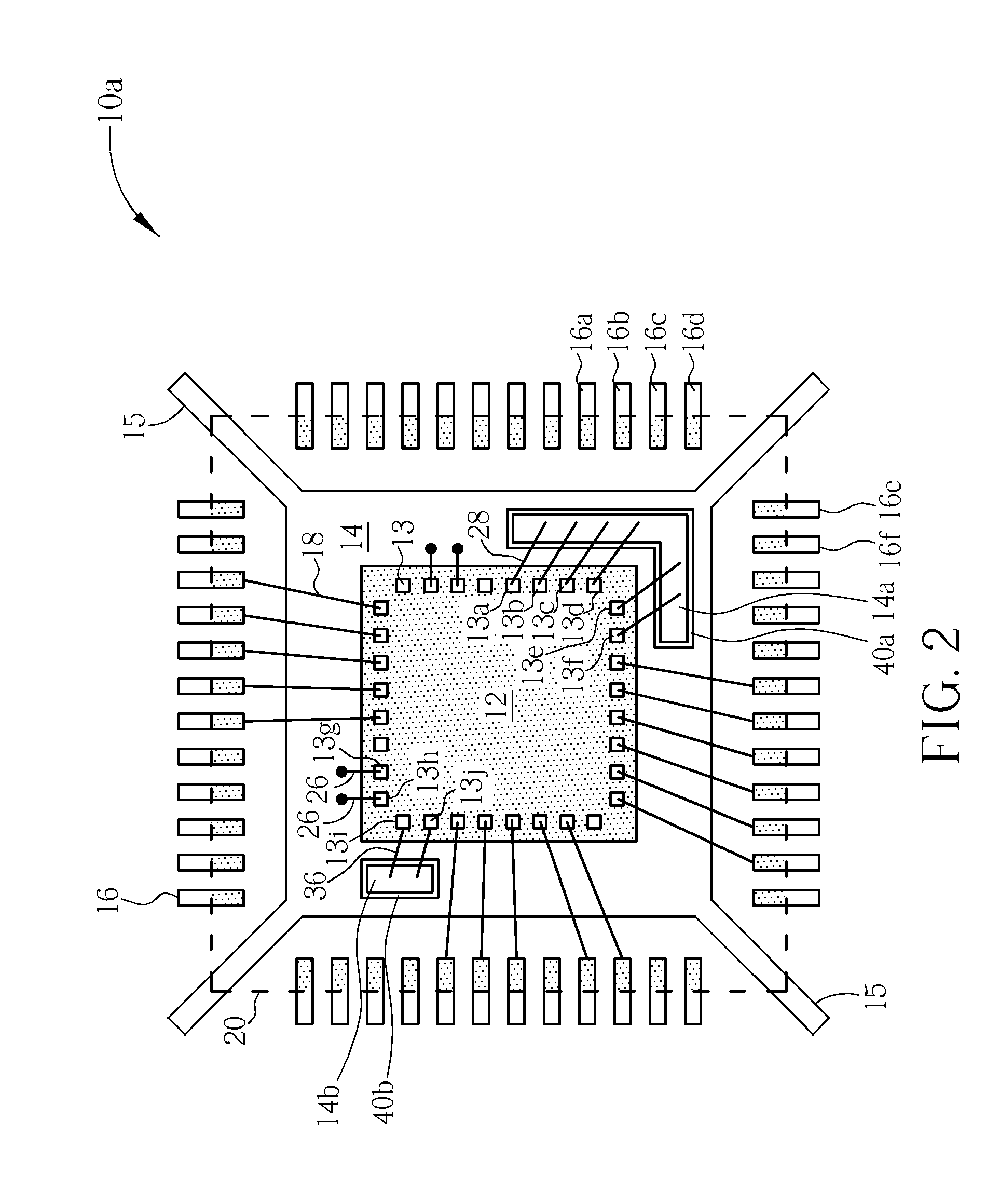 Leadframe package