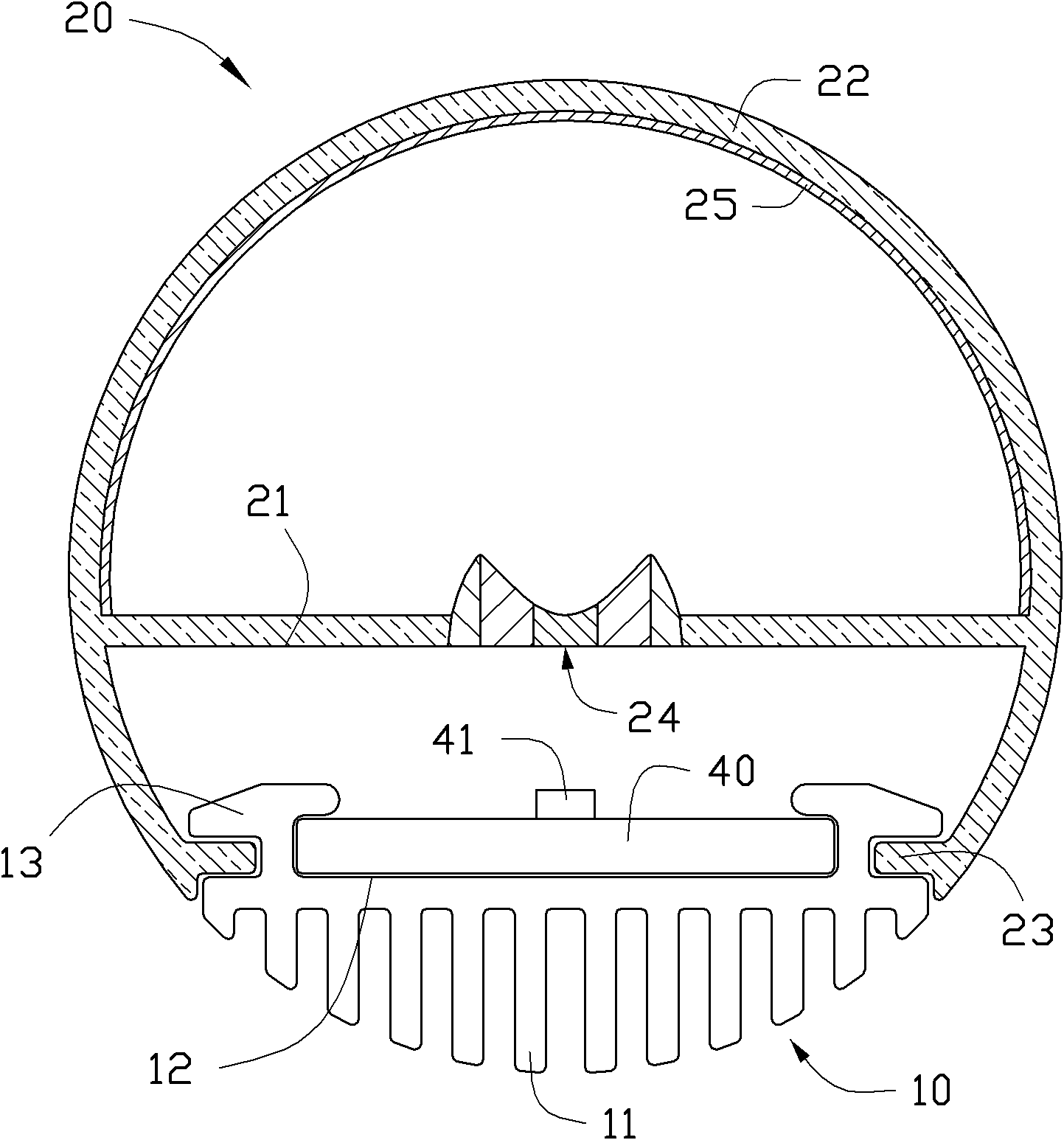 LED (Light Emitting Diode) fluorescent lamp