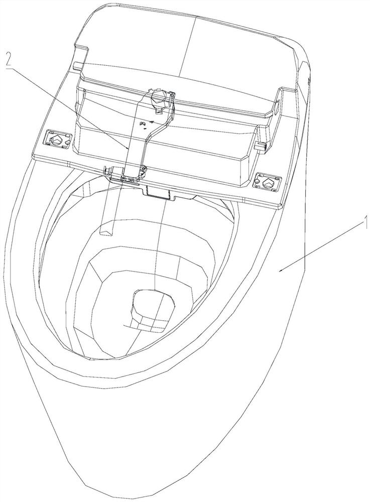 Telescopic ultraviolet lamp, intelligent closestool with ultraviolet lamp and using method