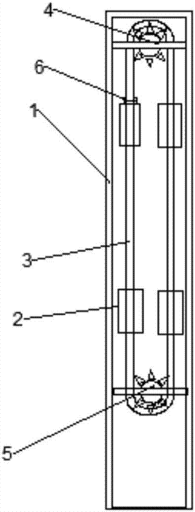 Balance elevator with sound attenuation and shock absorption effects