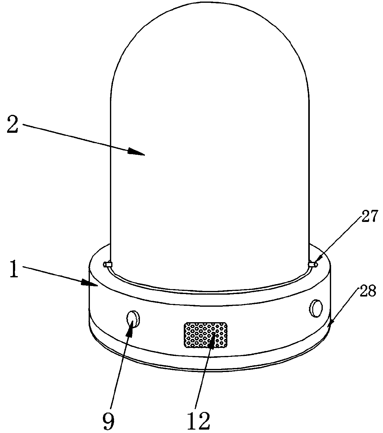 Fire rescue identification lamp