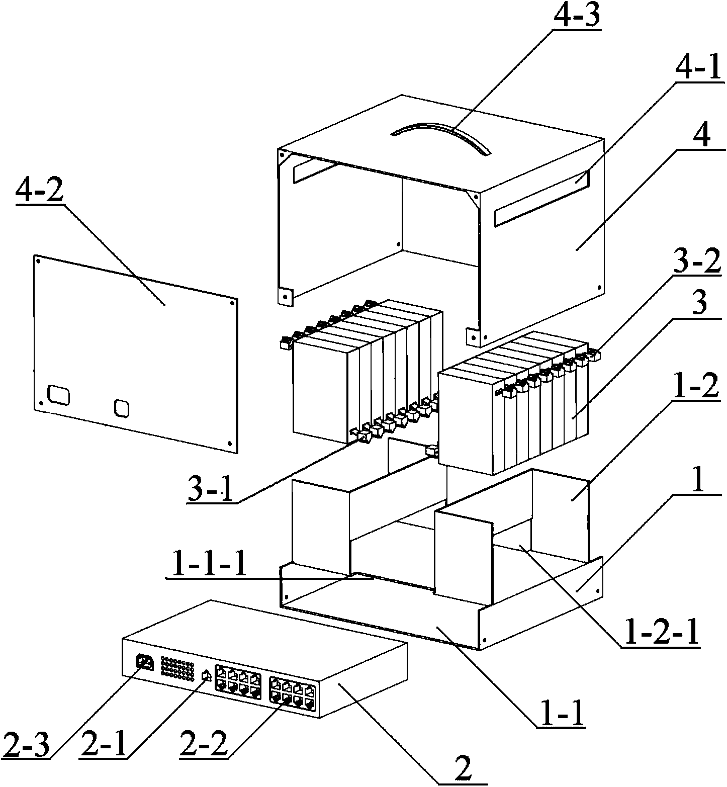 Portable network cabling box