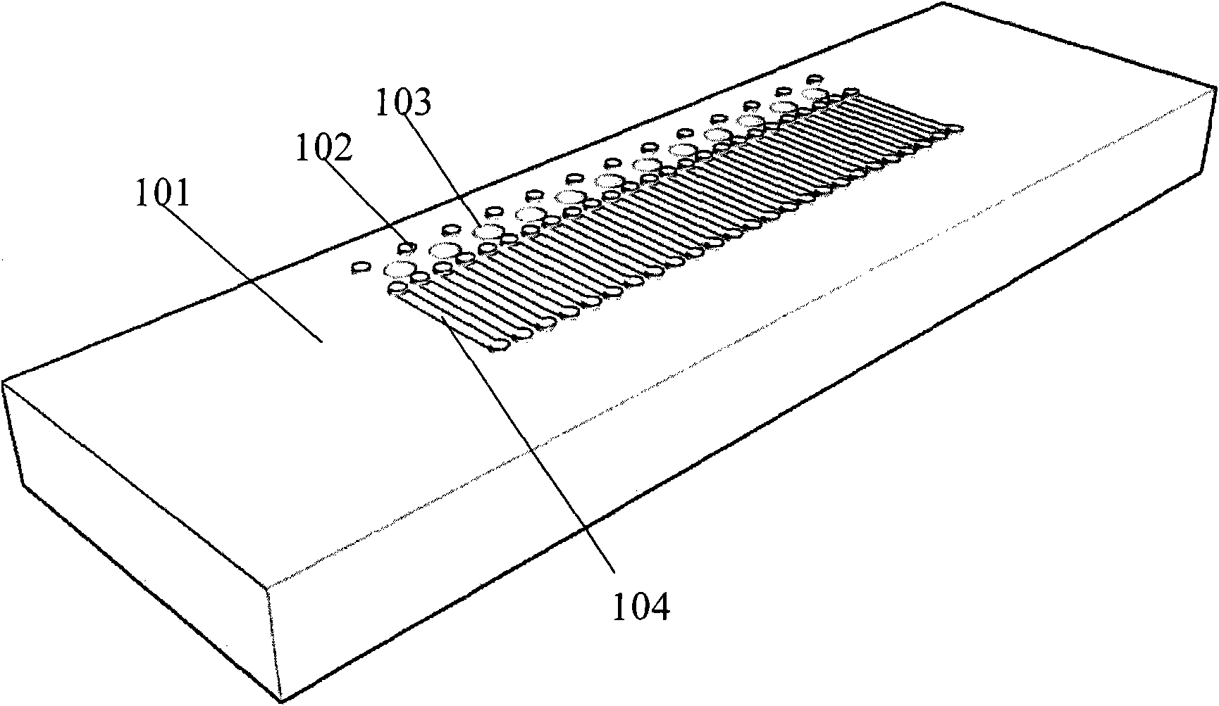 Multipath parallel photoelectric module structure and assembly method thereof