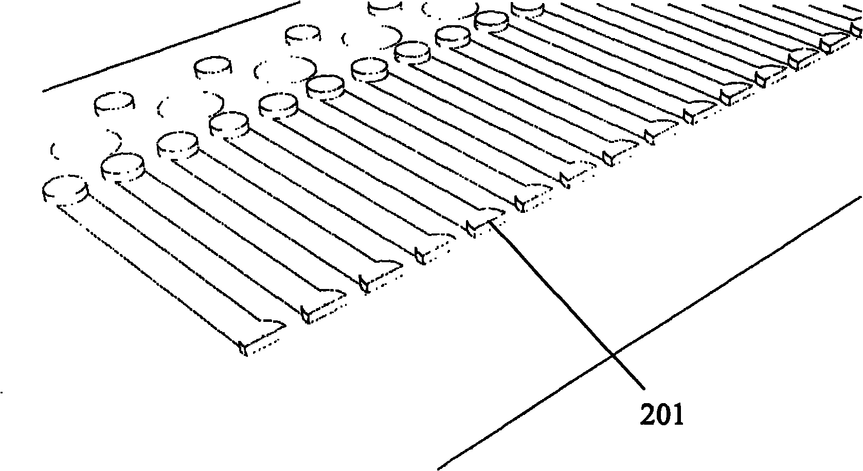 Multipath parallel photoelectric module structure and assembly method thereof