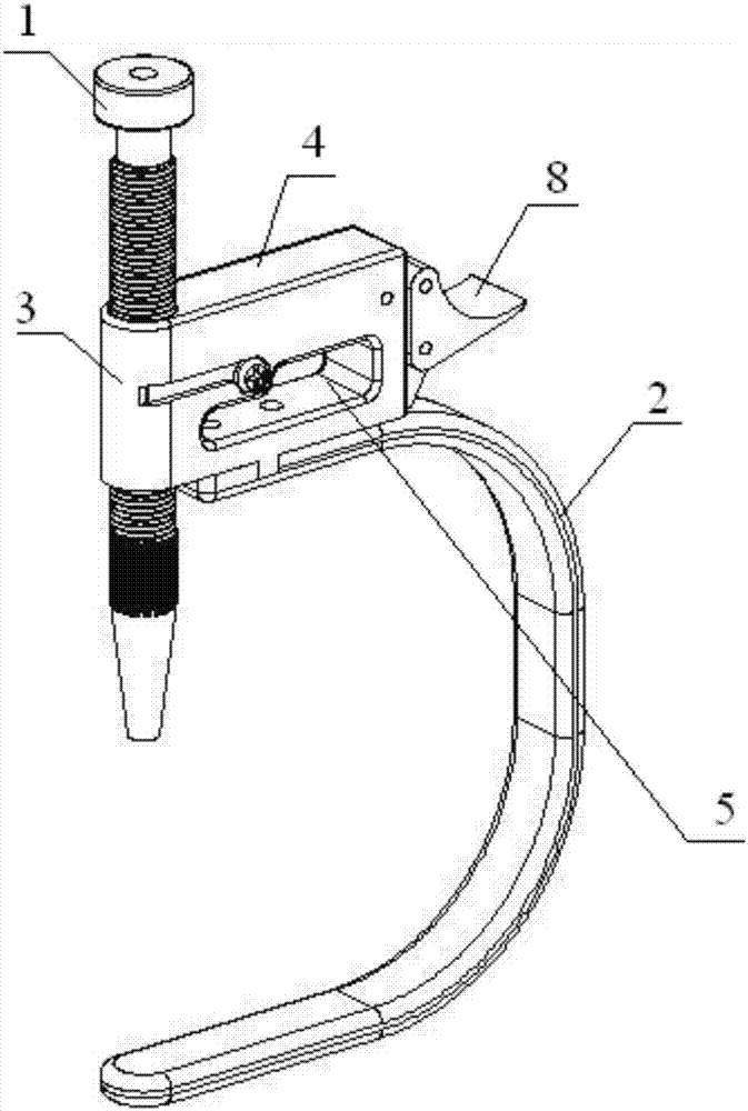 Sighting device for closed punching of coracoid clavicle